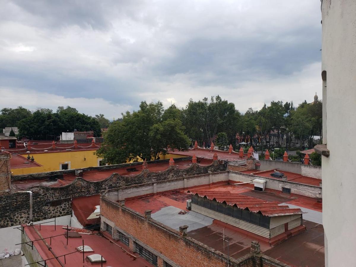 Loft Terraza Coyoacan Vista Plaza Kiosco Depa 50M2 Apartment Ciudad de México Exterior foto